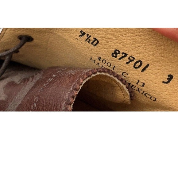 🔥Frye Mens 🤑Phillip 87901 Brown Leather Lace-Up Ankle Chukka Boots  9.5D‎ $318 - Picture 7 of 7